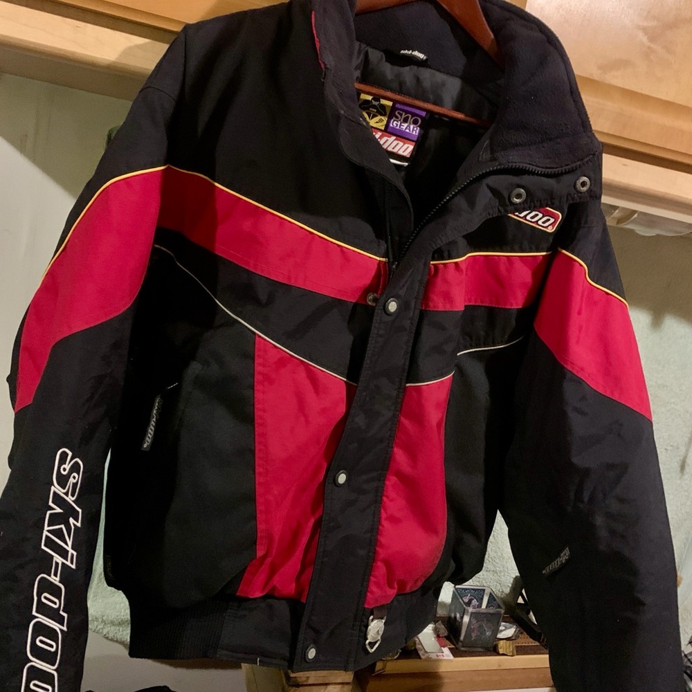 SOLD ~ Vintage Ski-Doo Jacket & Snow Pants Black and Red ~ SOLD